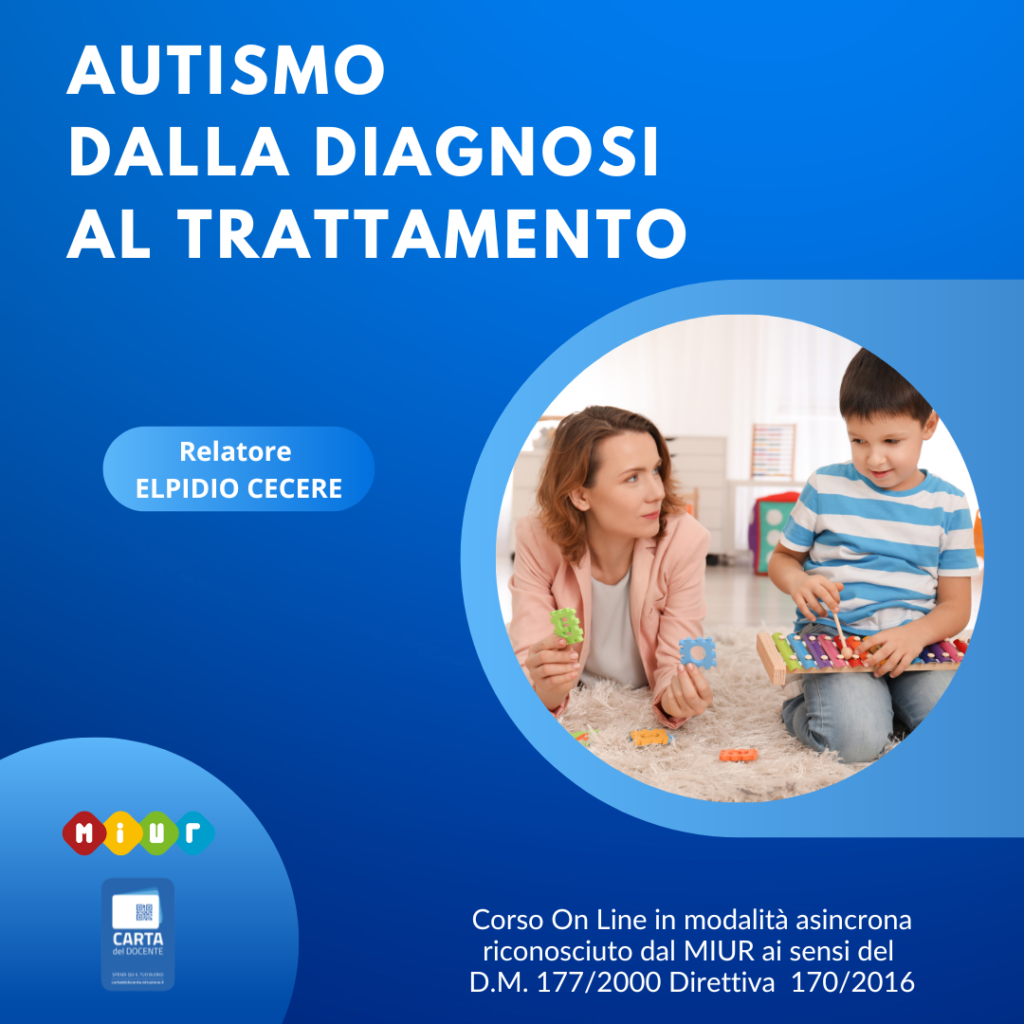 AUTISMO DALLA DIAGNOSI AL TRATTAMENTO Associazione Cultura Formazione